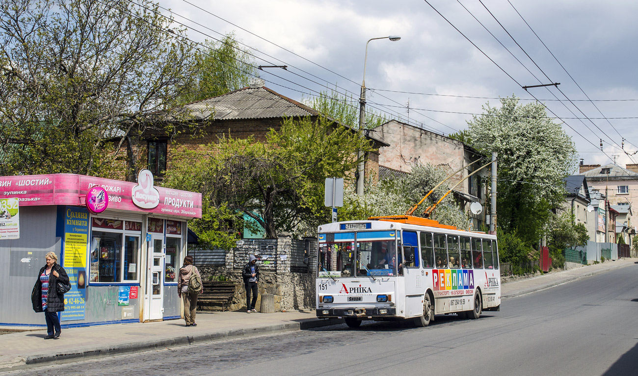 Тернополь, Škoda 14Tr08/6 № 151