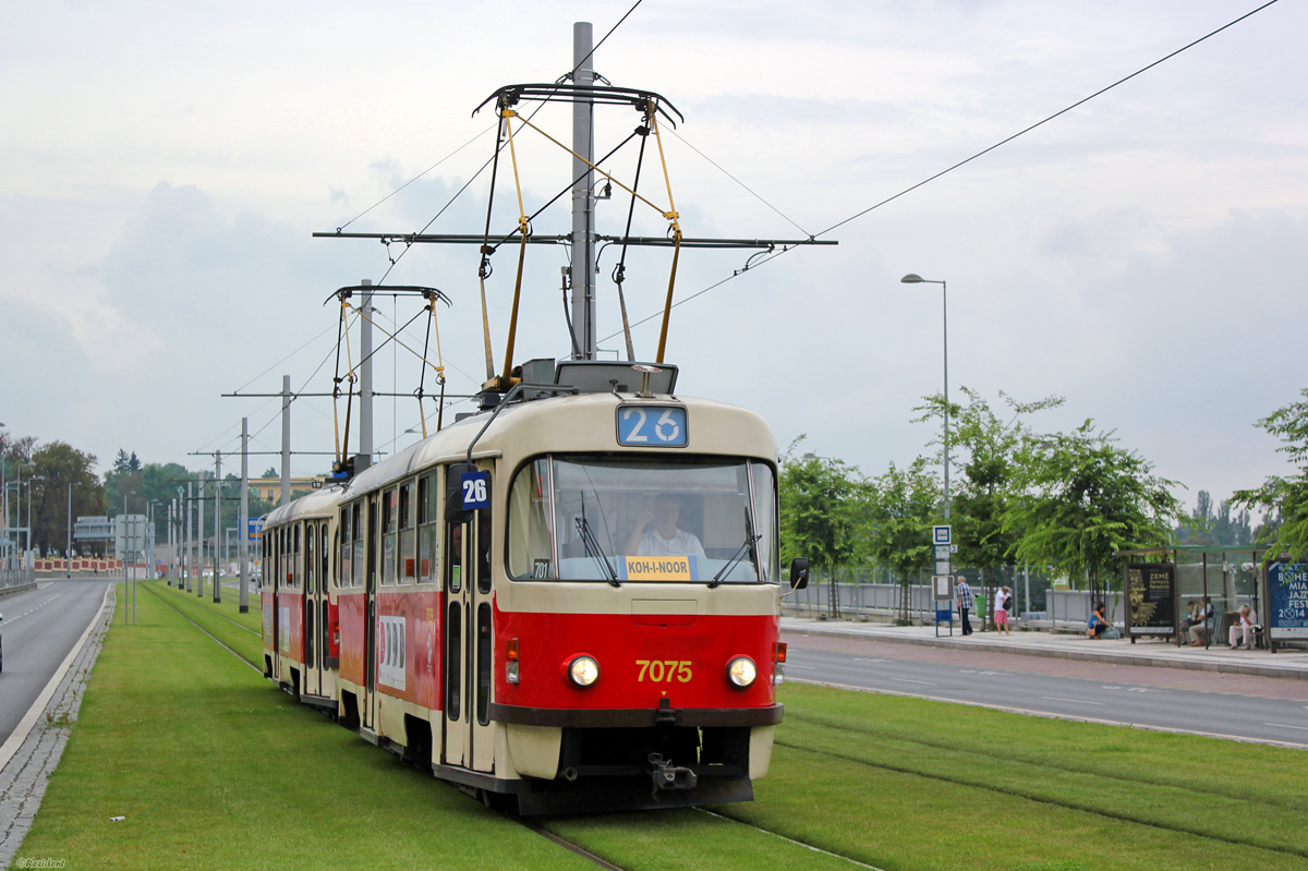 Praga, Tatra T3SUCS Nr. 7075