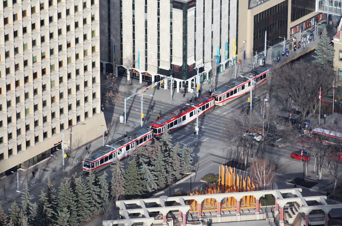 Калгари — C-Train LRT: линии и станции