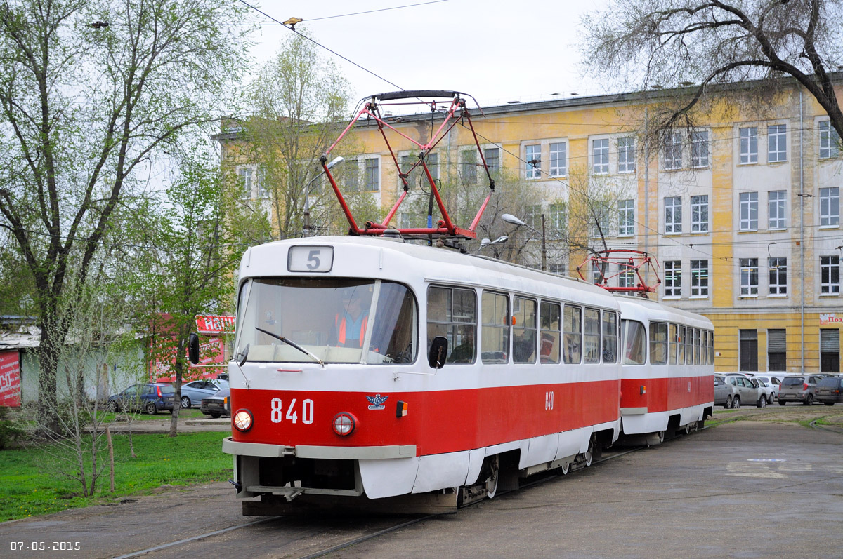Самара, Tatra T3SU № 840; Самара — Конечные станции и кольца (трамвай)