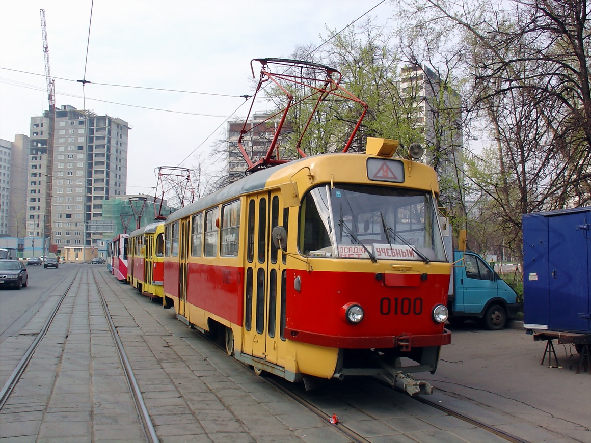 Москва, Tatra T3SU № 0100