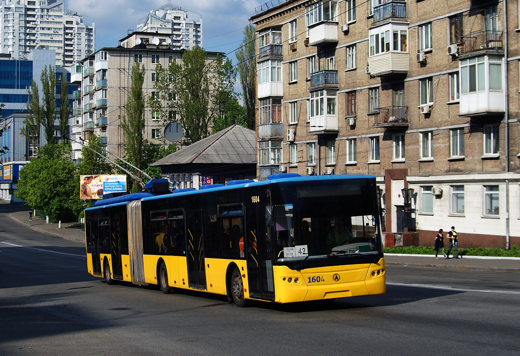 Киев, ЛАЗ E301D1 № 1604