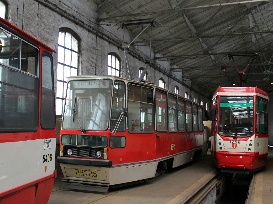 Гданьск, Konstal 105N № 06205