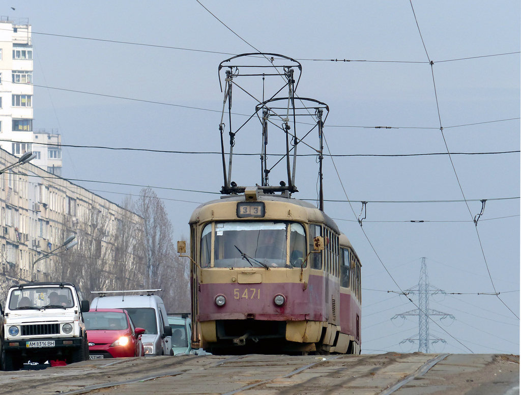 Киев, Tatra T3SU № 5471