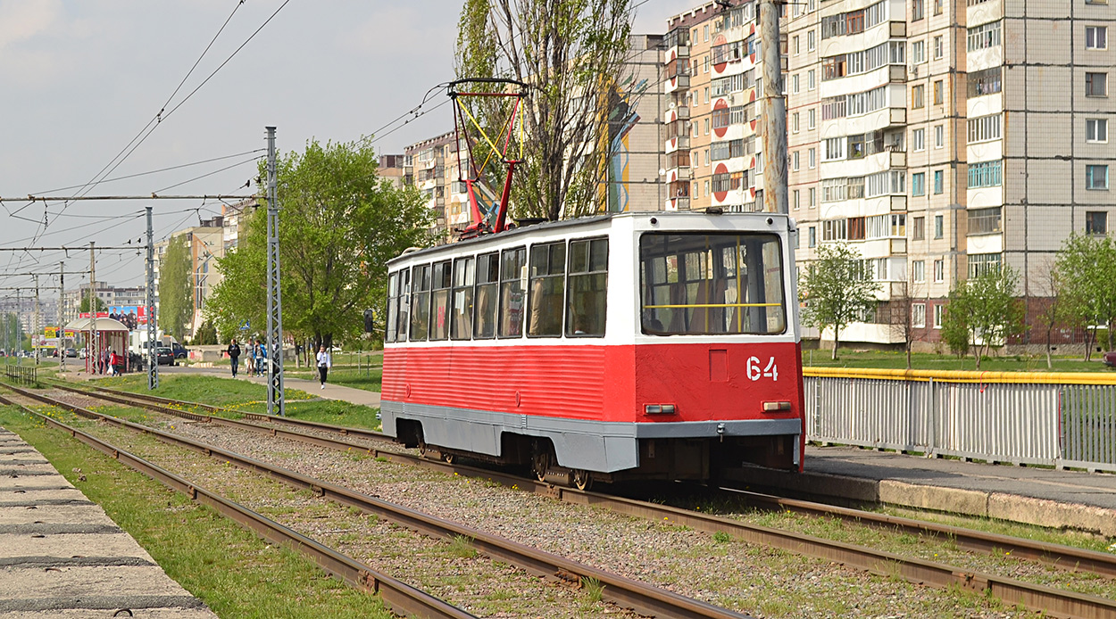 Старый Оскол, 71-605 (КТМ-5М3) № 64; Старый Оскол — Трамвайная сеть и инфраструктура