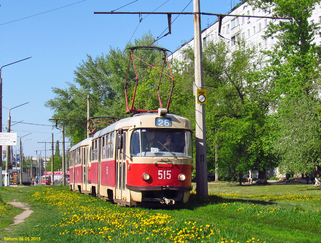 Харьков, Tatra T3SU № 515