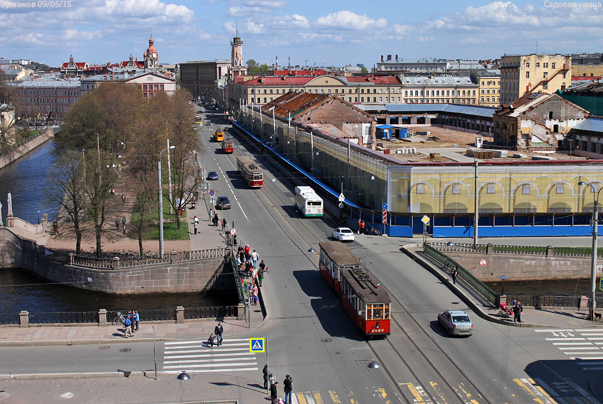 Санкт-Петербург, МС-4 № 2424; Санкт-Петербург — Трамвайный парад к 70-летию Победы Санкт-Петербург, МС-4 № 2424; Санкт-Петербург — Трамвайный парад к 70-летию Победы