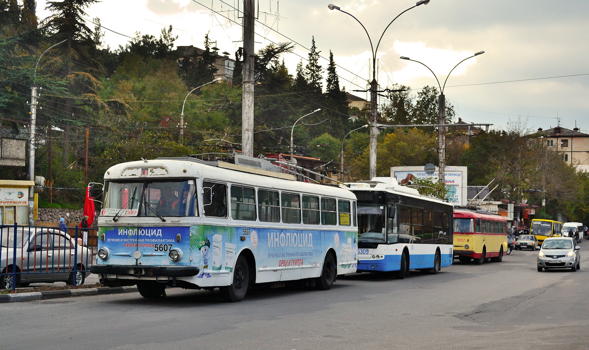 Крымский троллейбус, Škoda 9Tr24 № 5607