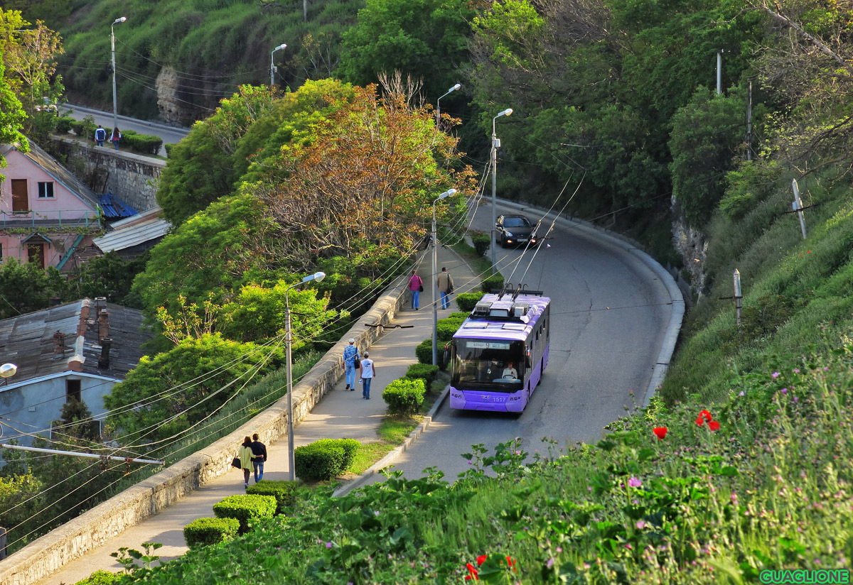 Севастополь, ЛАЗ E183A1 № 1517