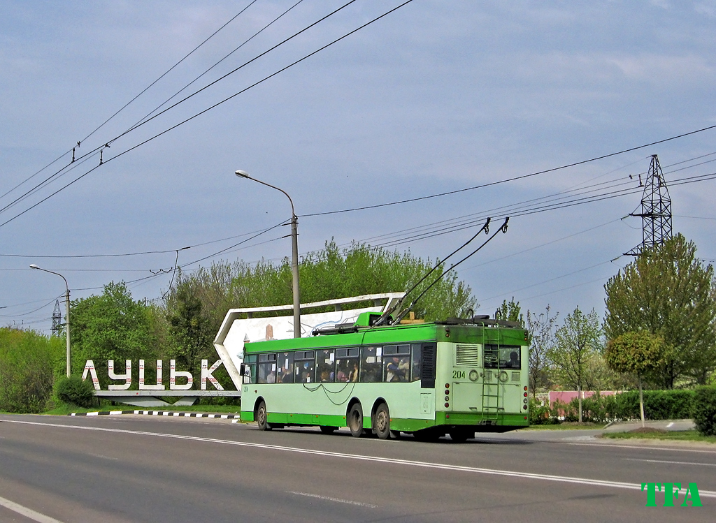 Луцк, Богдан E231 № 204; Луцк — Проводное воскресение, маршруты на с. Гаразджа