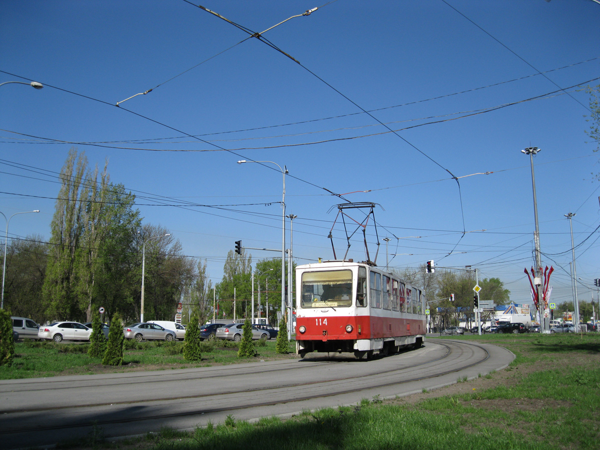Липецк, Tatra T6B5SU № 114