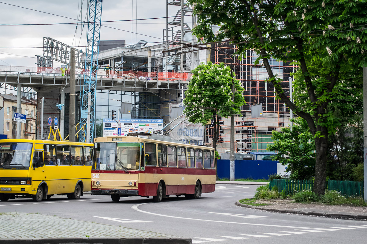 Львов, Škoda 14Tr02/6 № 540