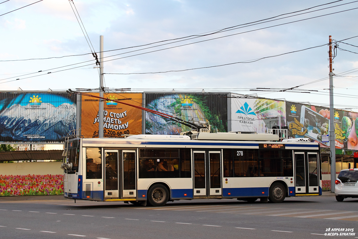 Краснодар, СВАРЗ-МАЗ-6275 № 278