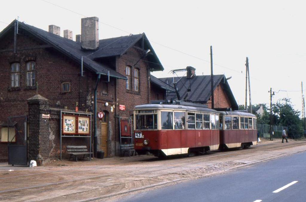 Лодзь, Konstal 5N № 4086; Лодзь — Старые фотографии