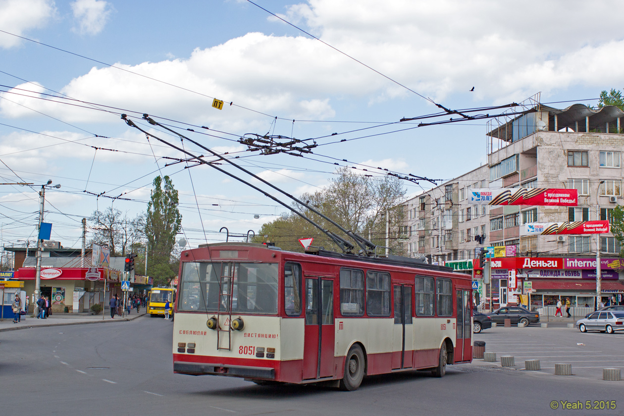 Крымский троллейбус, Škoda 14Tr02/6 № 8051