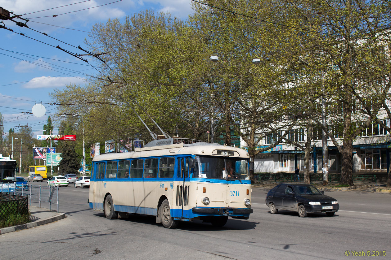 Крымский троллейбус, Škoda 9TrH27 № 3711