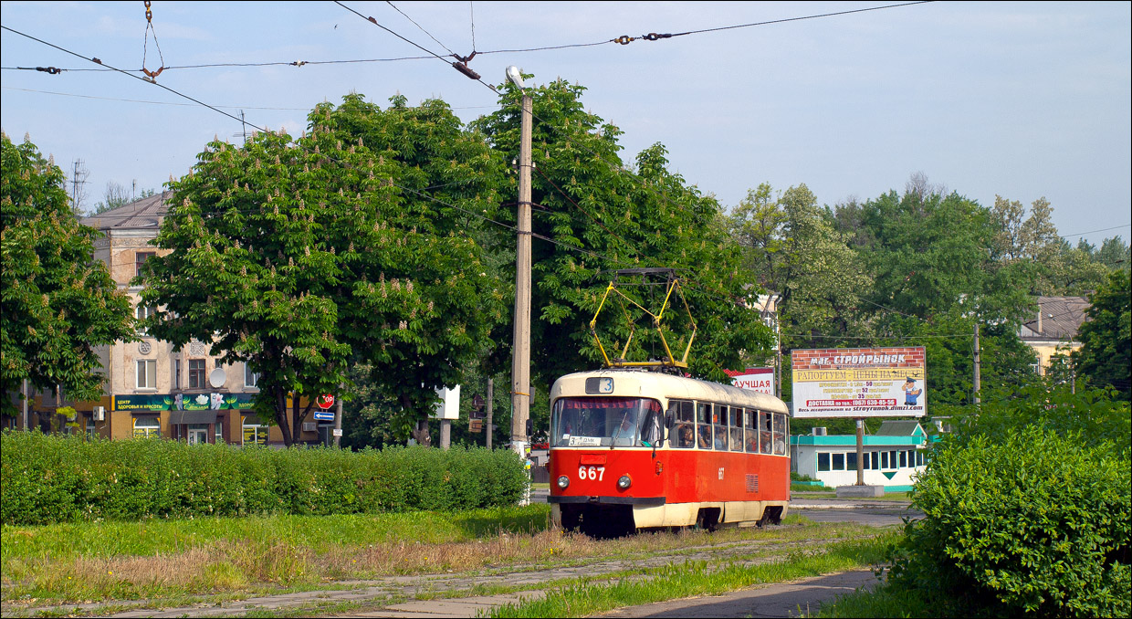 Каменское, Tatra T3SU № 667
