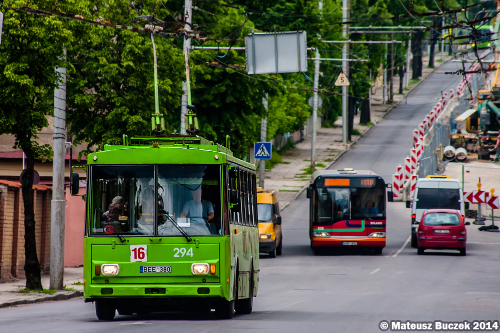 Каунас, Škoda 14Tr02/6 № 294