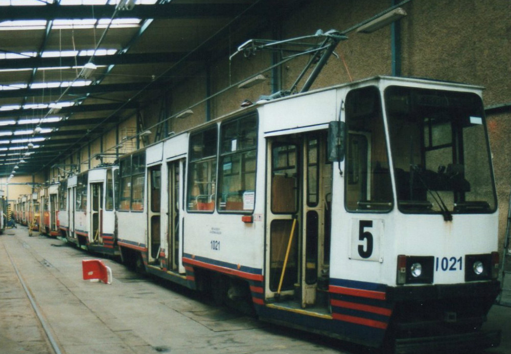 Щецин, Konstal 105Na № 1021