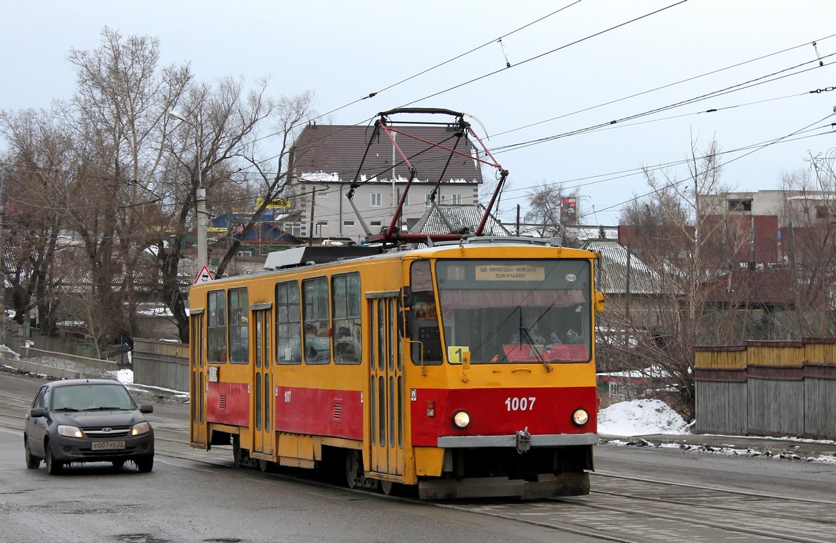 Барнаул, Tatra T6B5SU № 1007