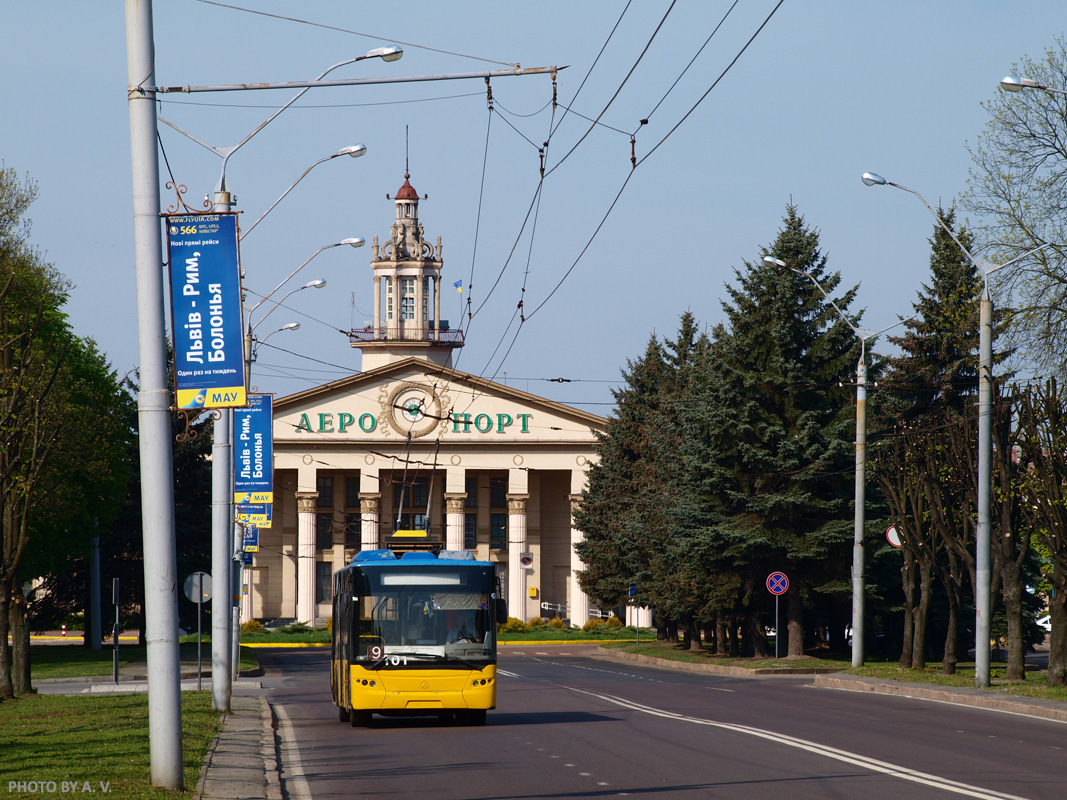 Львов, ЛАЗ E183D1 № 101