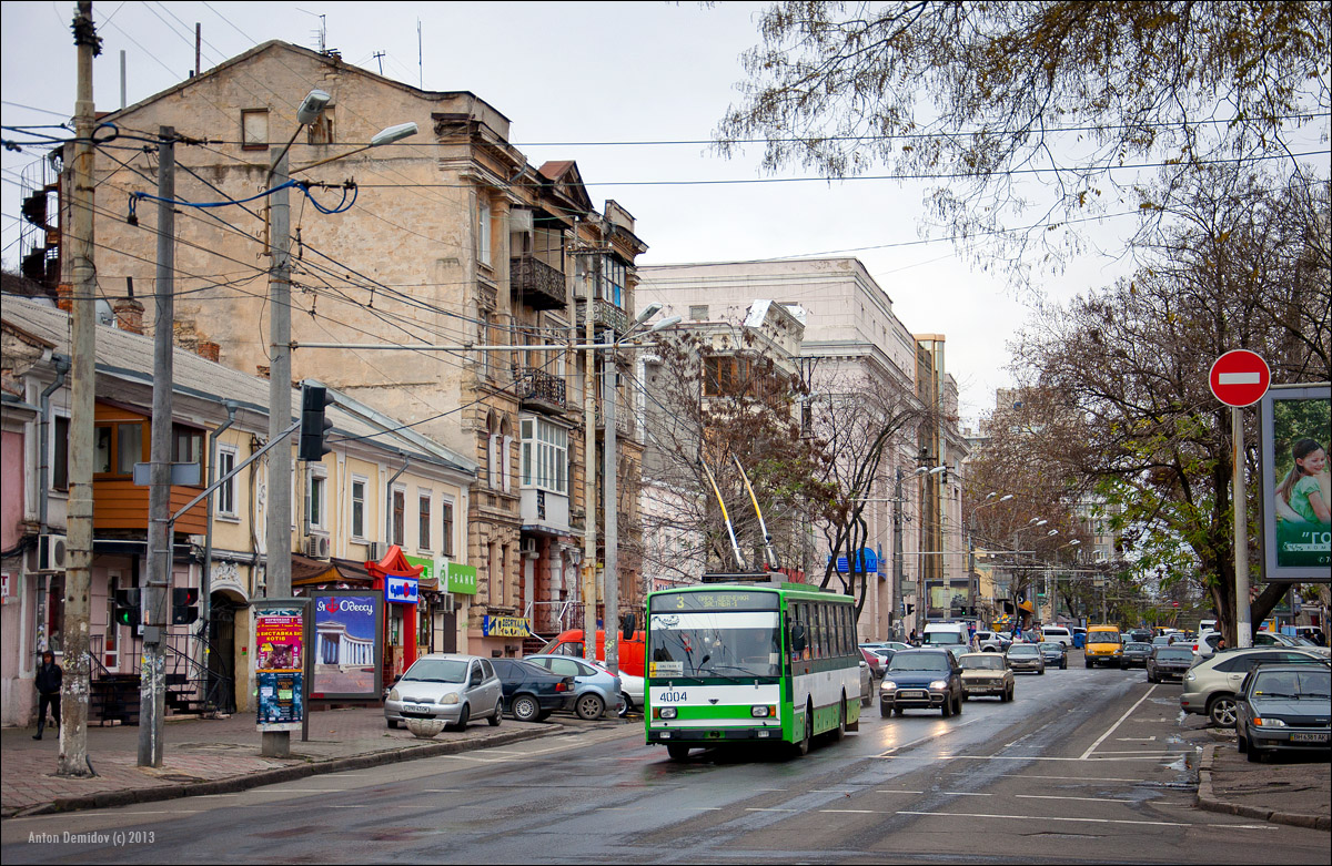 Одесса, Škoda 14TrM № 4004