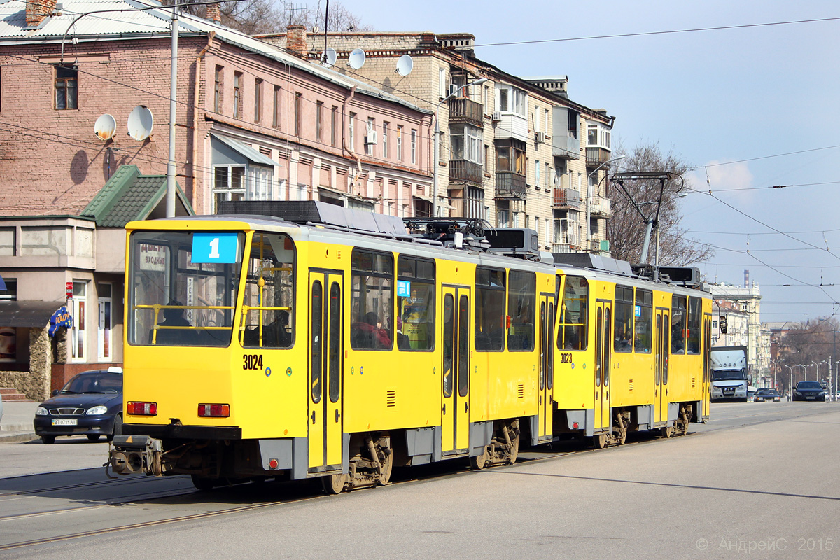 Днепр, Tatra T6A2M № 3024 Днепр, Tatra T6A2M № 3024