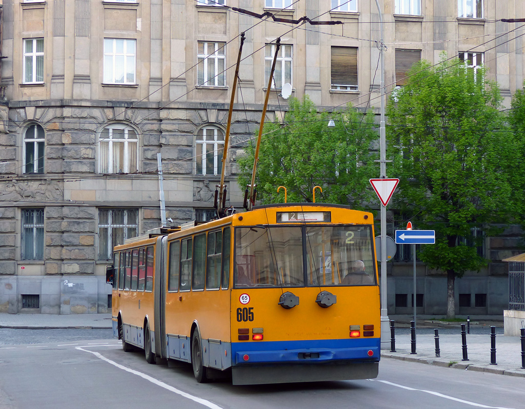 Львов, Škoda 15Tr08/6 № 605