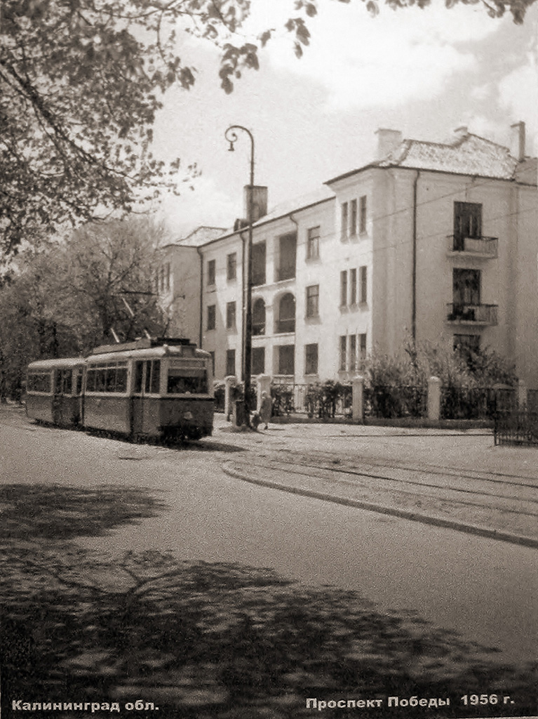Калининград — Старые фото — Калининградский трамвай