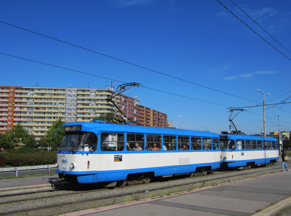 Острава, Tatra T3R.P № 1000