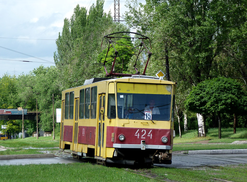 Запорожье, Tatra T6B5SU № 424