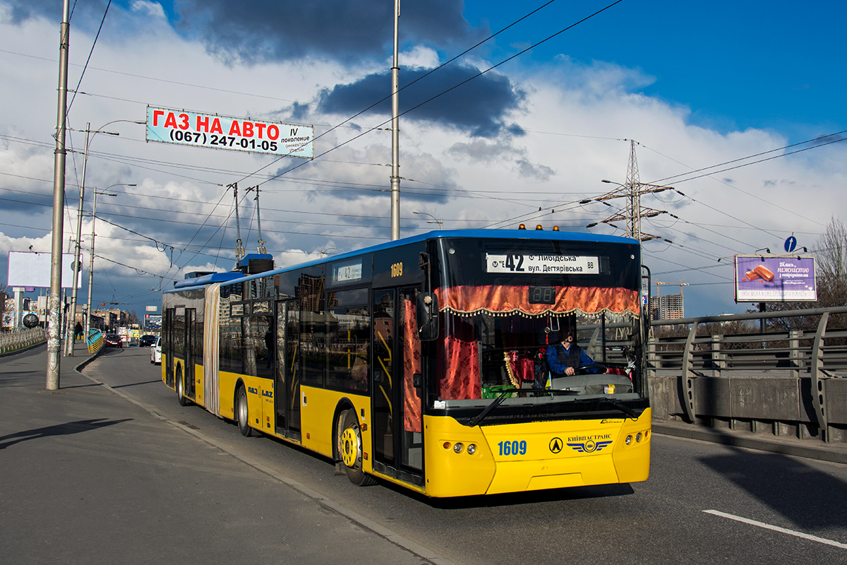 Киев, ЛАЗ E301D1 № 1609
