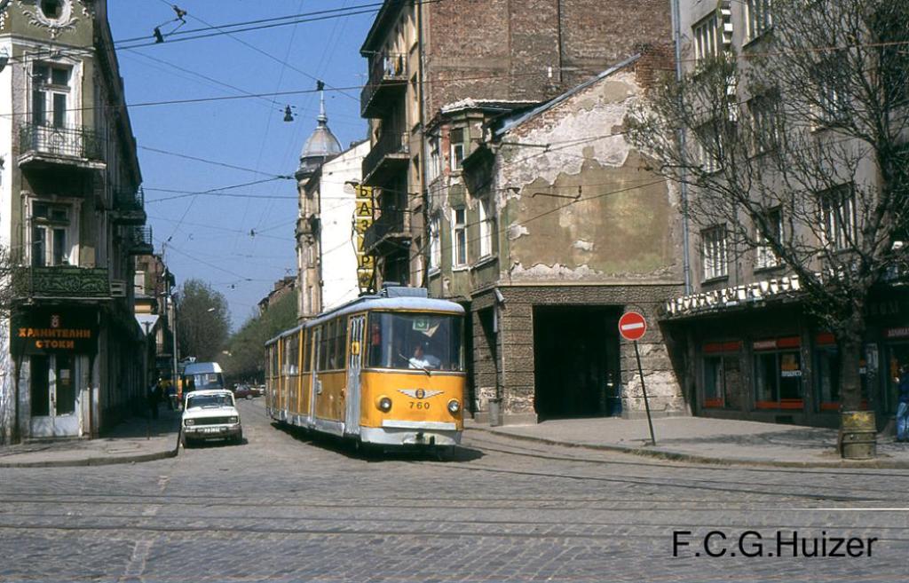 Sofia, T8M-730 (Sofia 70) # 760; Sofia — Historical — Тramway photos (1990–2010)