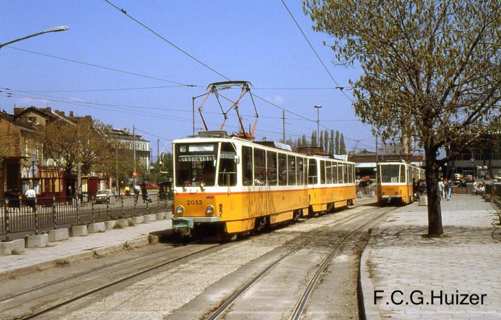 София, Tatra T6A2B № 2013; София — Исторически снимки — Трамвайни мотриси (1990–2010)