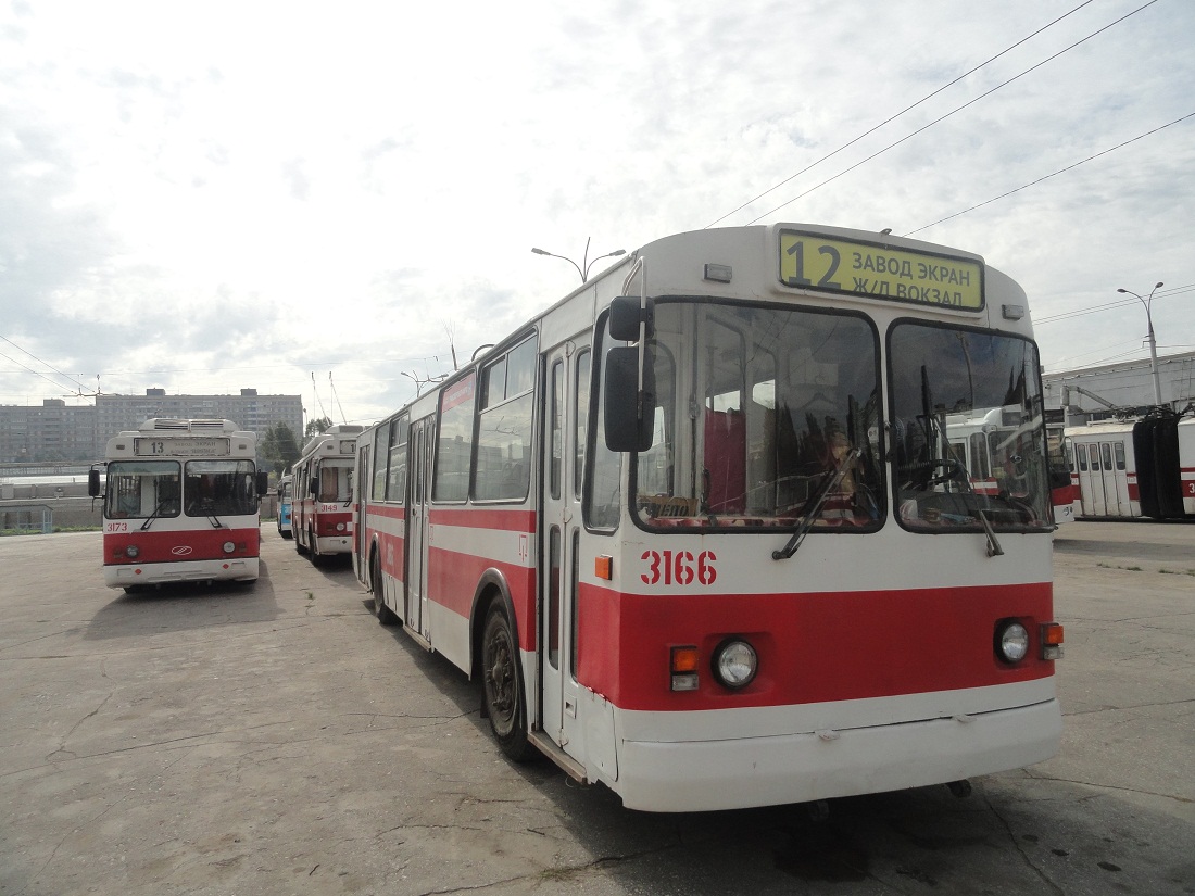 Самара, ЗиУ-682Г [Г00] № 3166; Самара — Троллейбусное депо № 3