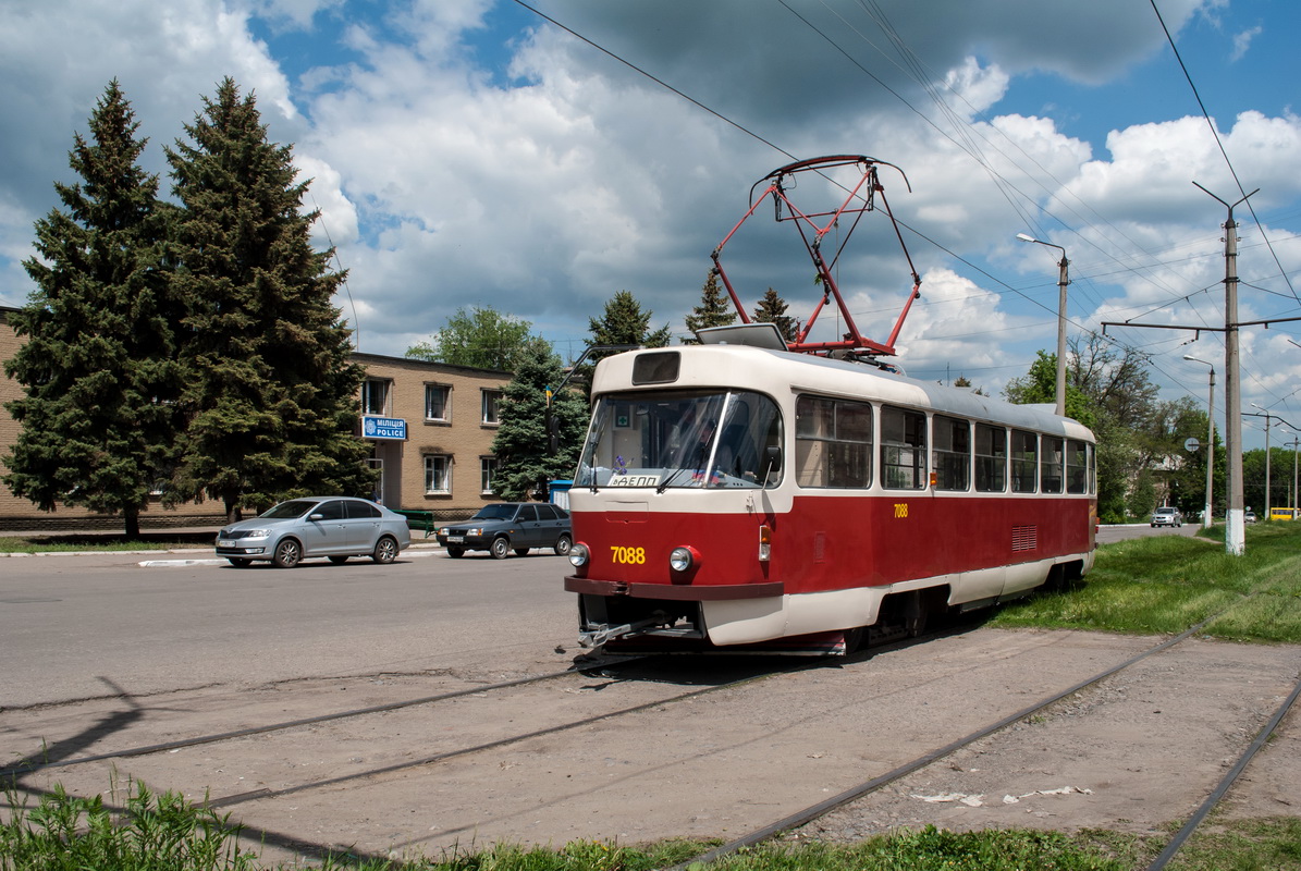 Druzhkivka, Tatra T3SUCS № 7088; Druzhkivka — Start of operation of the first Tatra T3SUCS