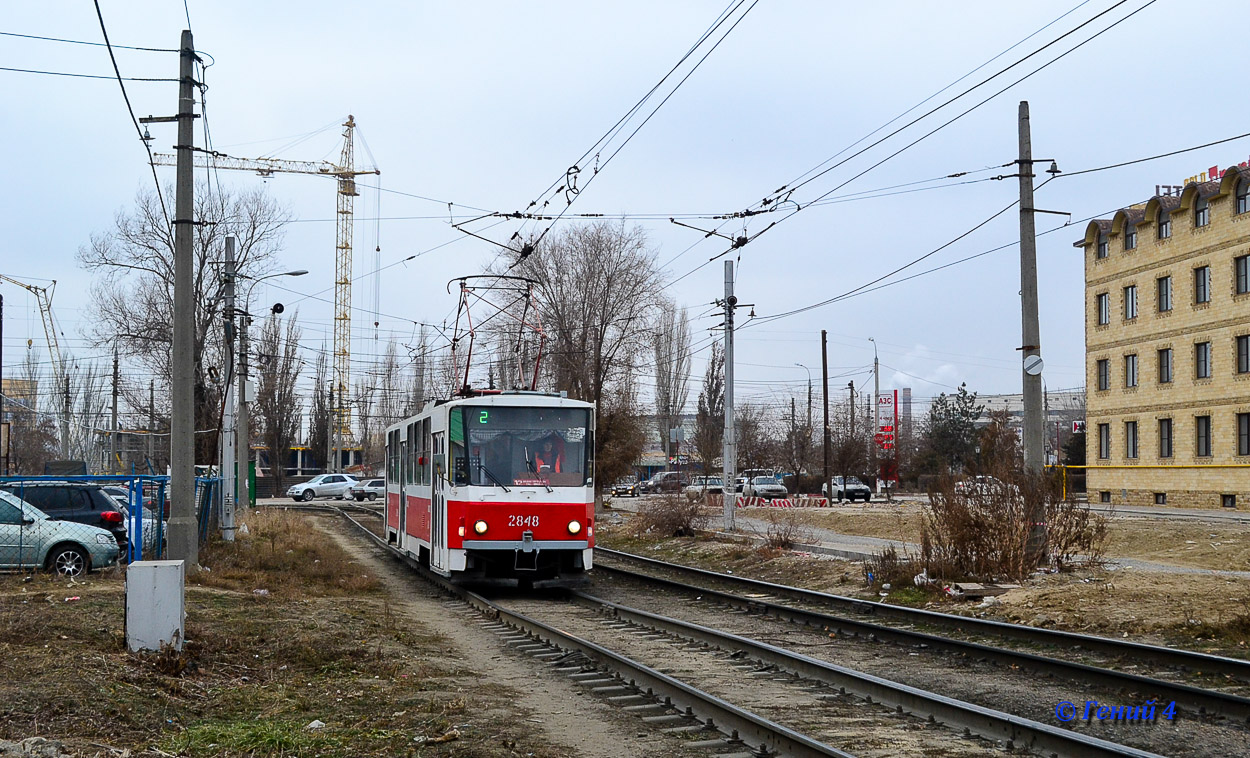 Волгоград, Tatra T6B5SU № 2848