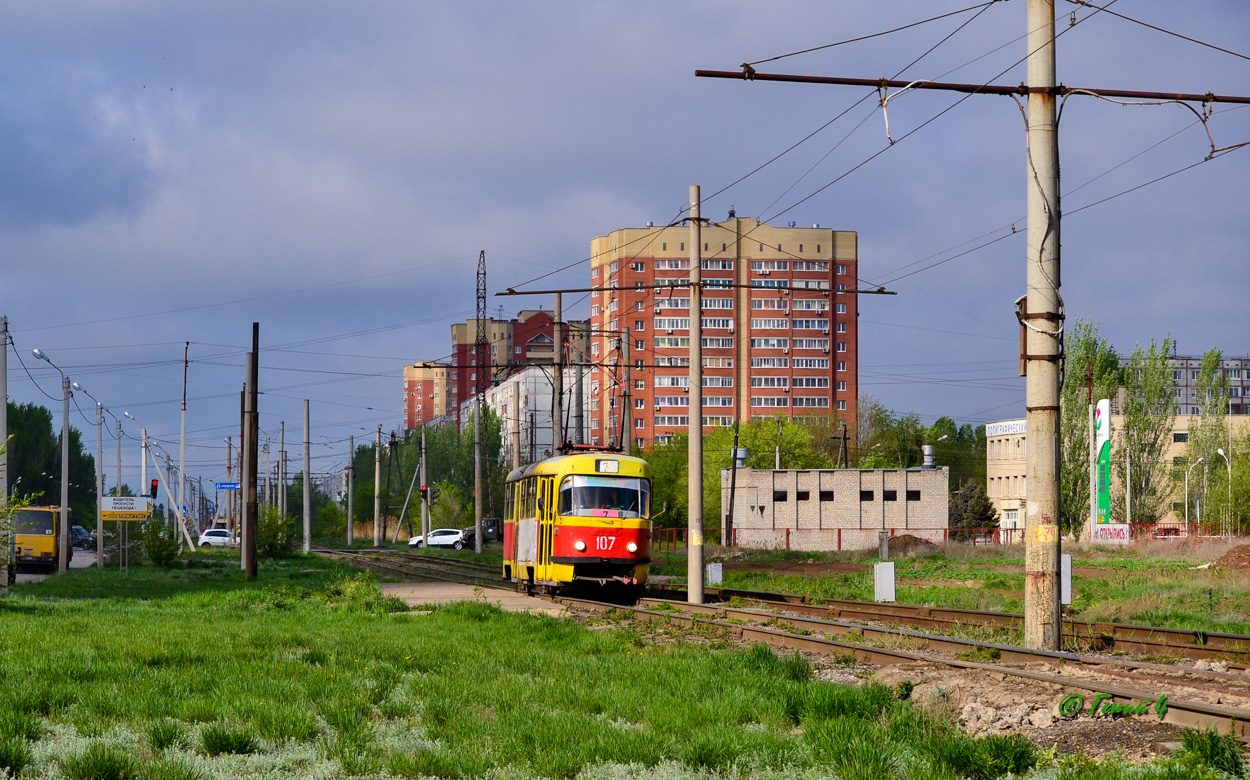 Волжский, Tatra T3SU № 107