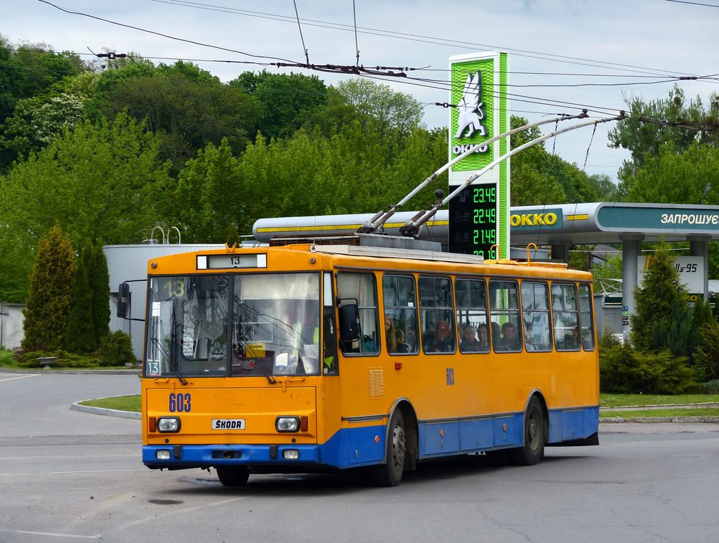 Львов, Škoda 14Tr11/6 № 603