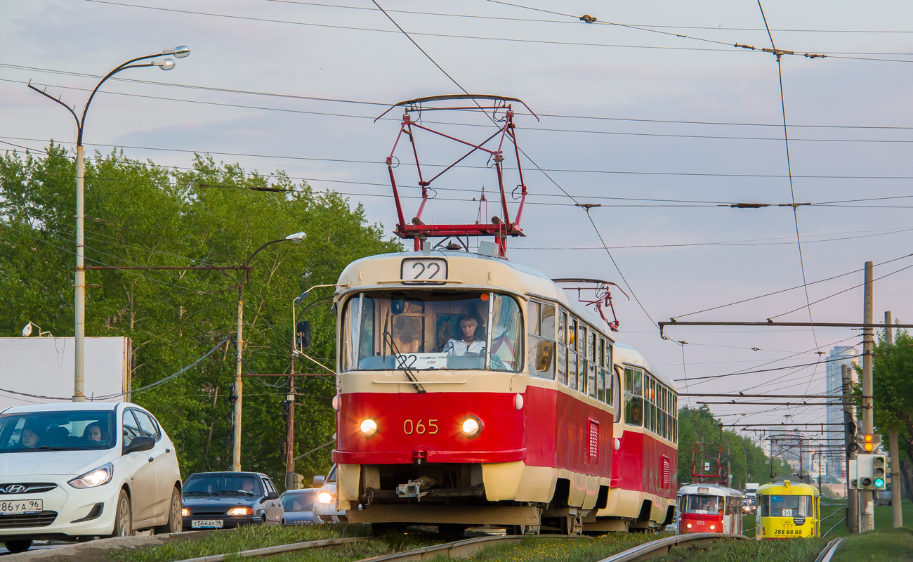 Екатеринбург, Tatra T3SU (двухдверная) № 065 Екатеринбург, Tatra T3SU (двухдверная) № 065