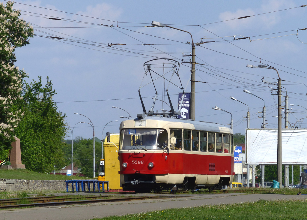 Киев, Tatra T3SU № 5598