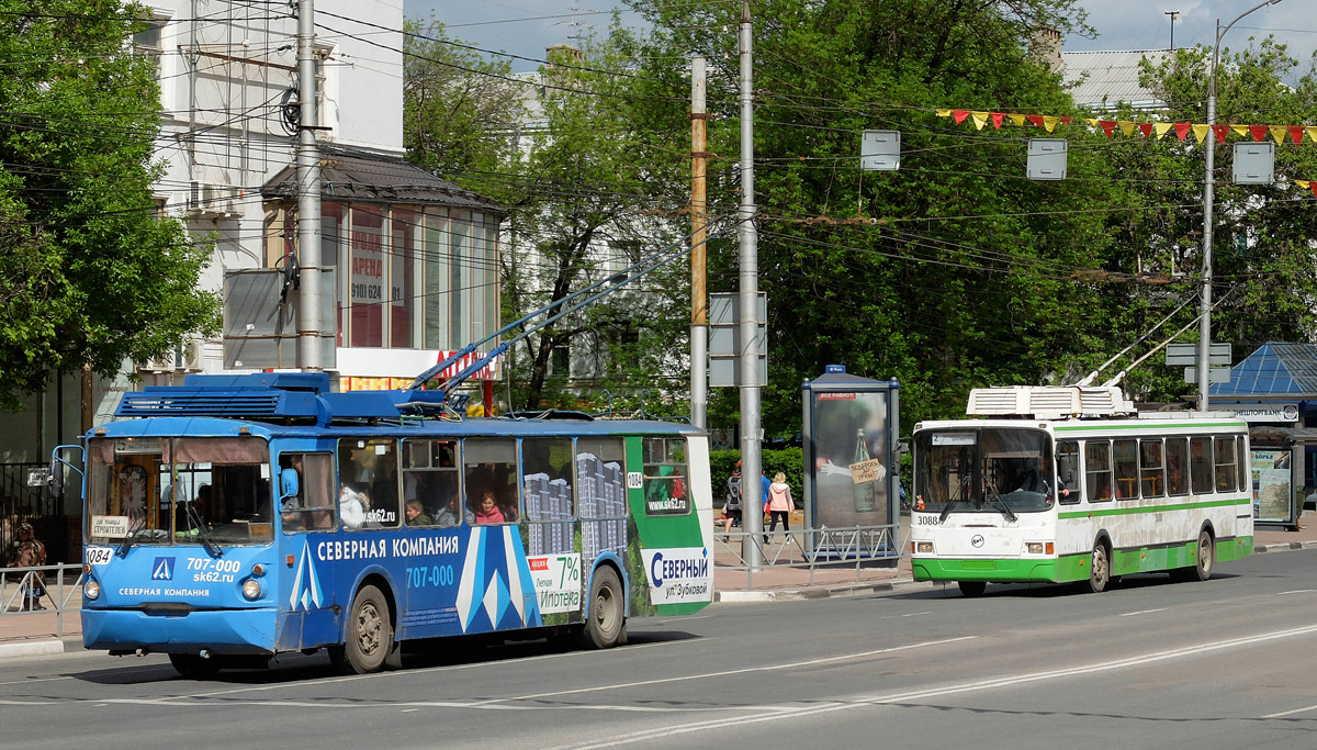 Рязань, ВЗТМ-5284 № 1084; Рязань, ЛиАЗ-5280 № 3088