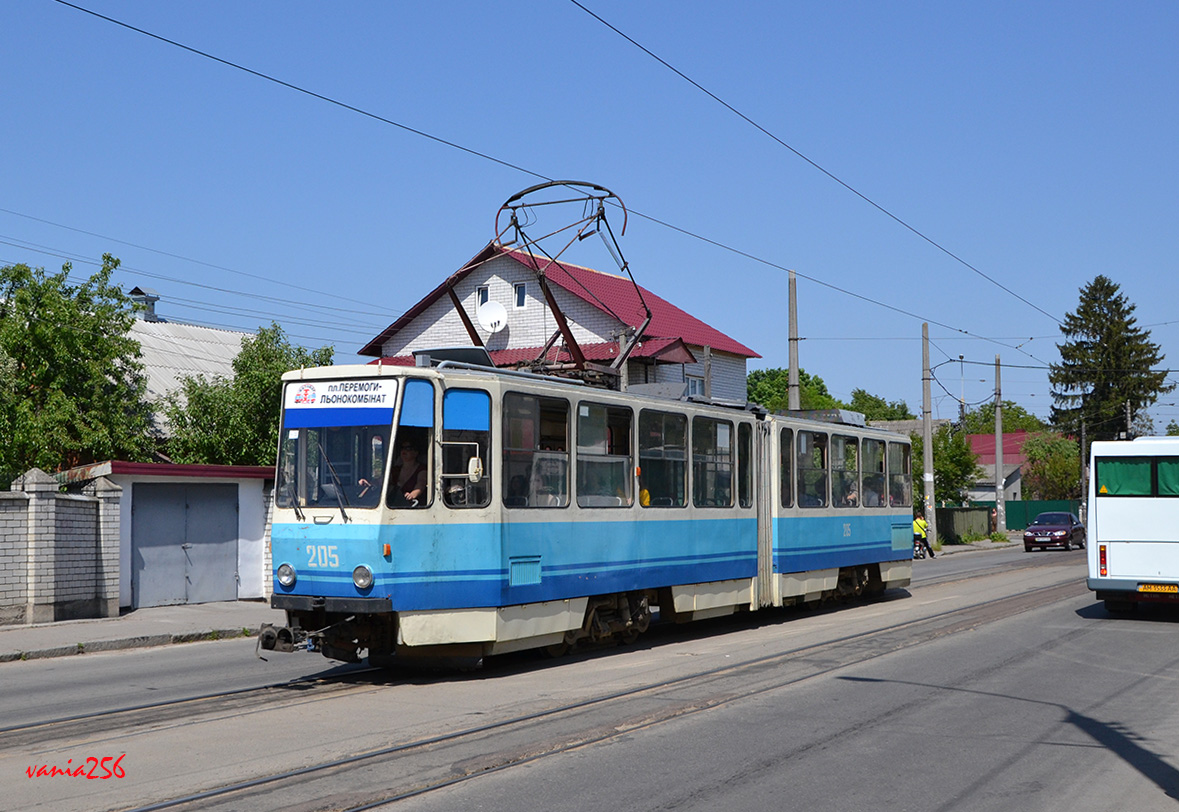 Житомир, Tatra KT4SU № 205