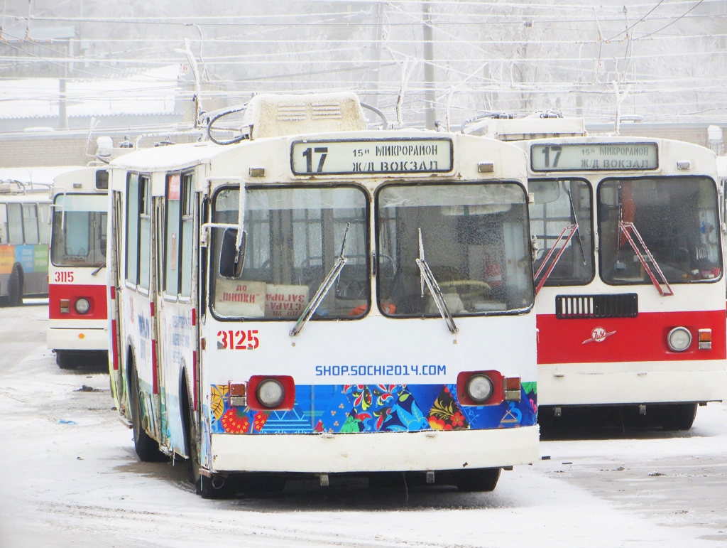 Самара, ЗиУ-682В-012 [В0А] № 3125; Самара — Троллейбусное депо № 3