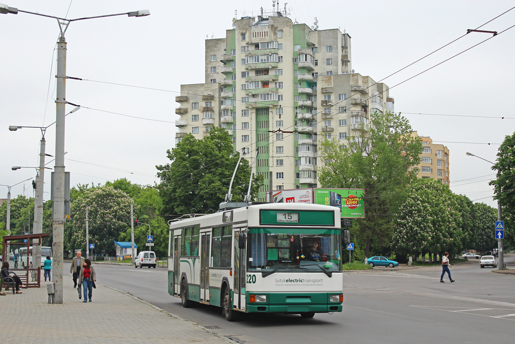 Луцк, MPK/Jelcz M121M EKO-BUS № 220