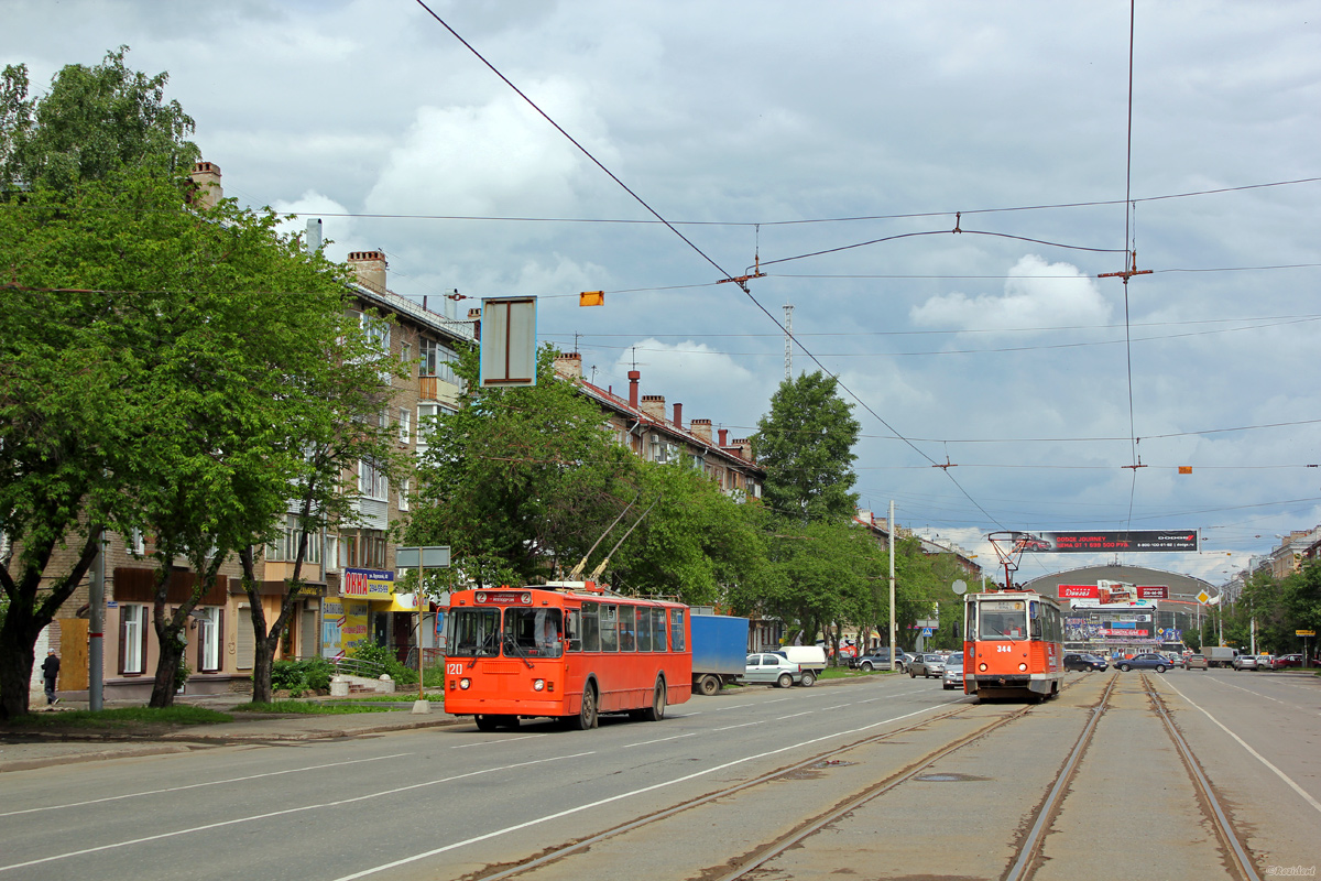 Пермь, ЗиУ-682Г-012 [Г0А] № 120; Пермь, 71-605 (КТМ-5М3) № 344