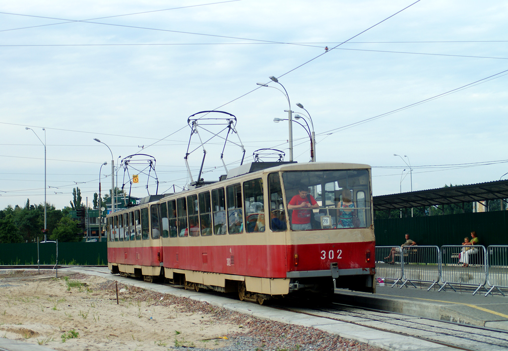 Киев, Tatra T6B5SU № 302