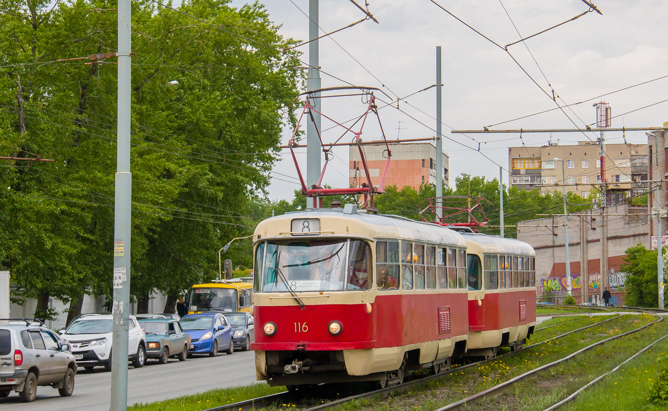 Yekaterinburg, Tatra T3SU (2-door) Br. 116