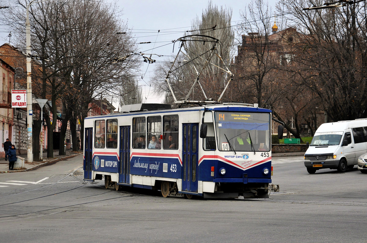 Запорожье, Tatra T6B5SU № 453