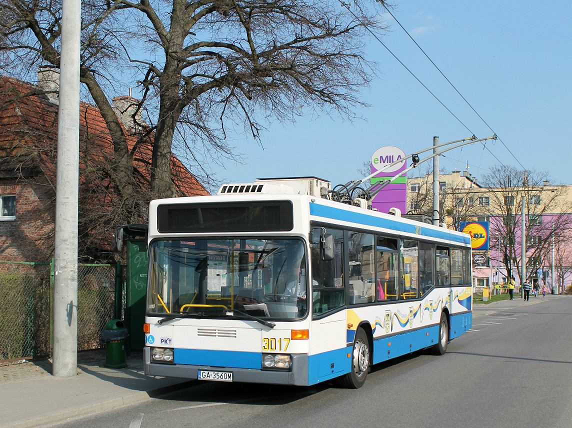 Гдыня, Mercedes-Benz O405N2AC № 3017